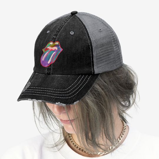 Rolling Stones  Colour Tongue Trucker Hat