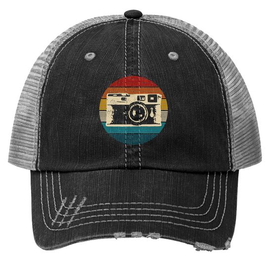 I Love Photography Retro Trucker Hat