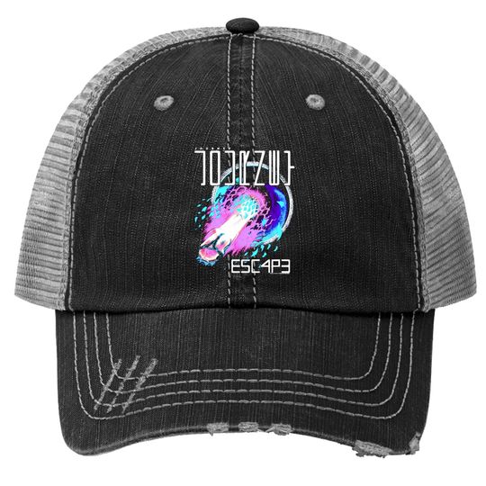 Journey Rock Band Escape Album Cover Adult Short Sleeve Trucker Hat Graphic Trucker Hat
