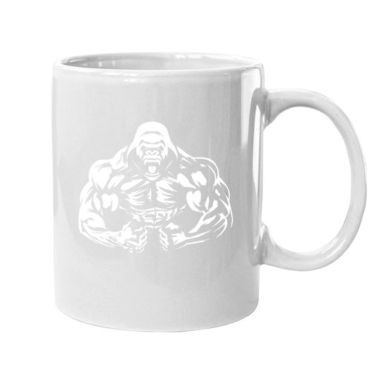 Bodybuilding Gorilla For The Next Workout In The Gym Coffee Mug