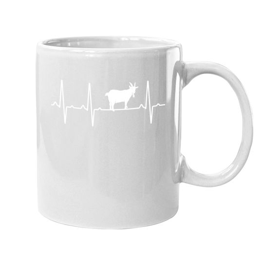 Chamois Heartbeat Gift For Goat Antelope Lover Coffee Mug