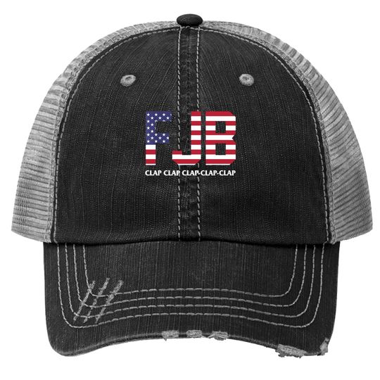 Vintage Fjb Do Not Comply Flag Art Trucker Hat