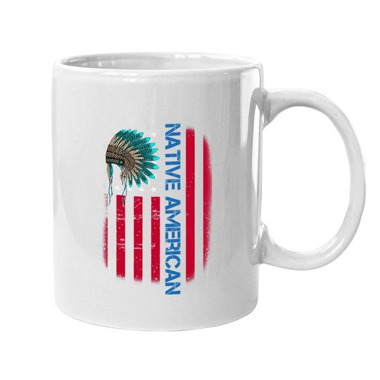 Native American Day Vintage Flag Usa Coffee Mug