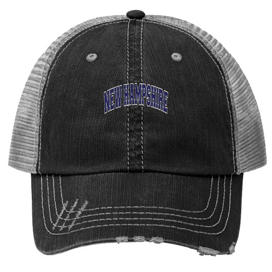 New Hampshire Varsity Style Trucker Hat