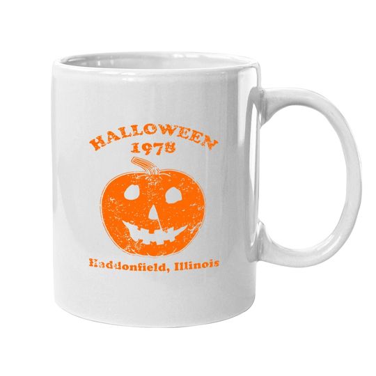 Halloween 1978 Holiday Spooky Gift Myers Pumpkin Haddonfield Coffee Mug