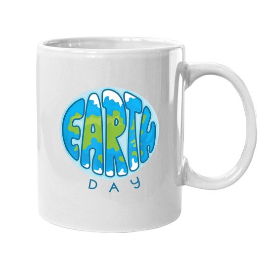 Retro Happy Earth Day, Environment, Saving The Planet Coffee Mug