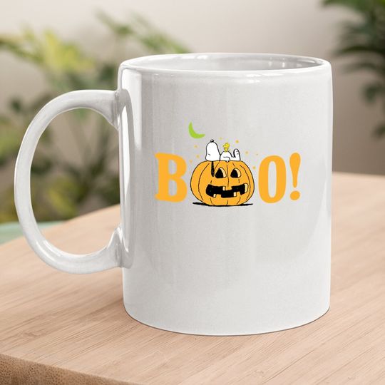 Peanuts Halloween Boo Pumpkin Coffee Mug