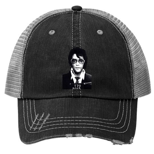 Elvis Presley King Rock N Roll Trucker Hat