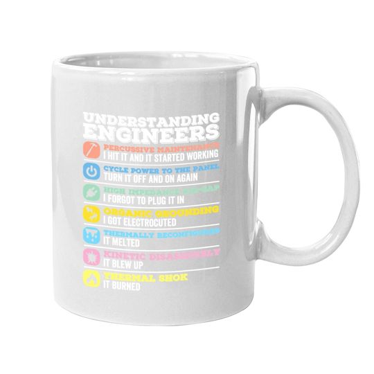 Understanding Engineers Funny Engineering Coffee Mug