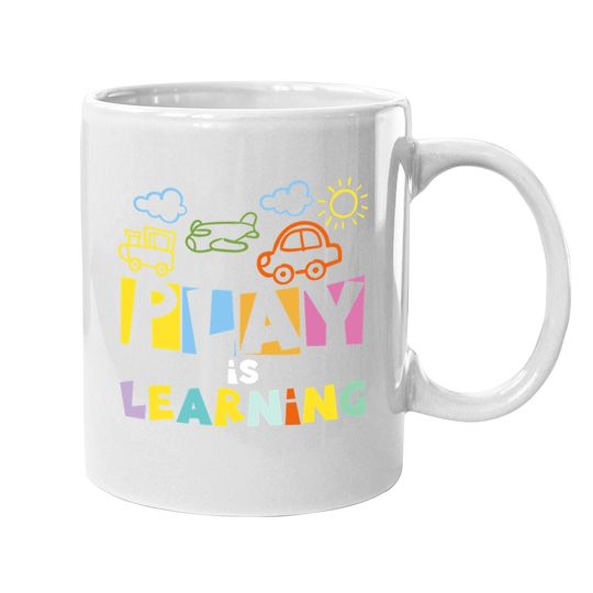Play Is Learning Design | T Designs For Teachers Preschool Coffee Mug