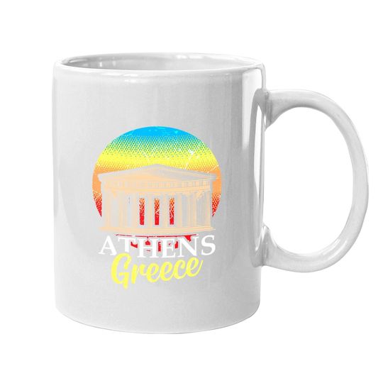 Athens Greece Greek City Acropolis Parthenon Coffee Mug