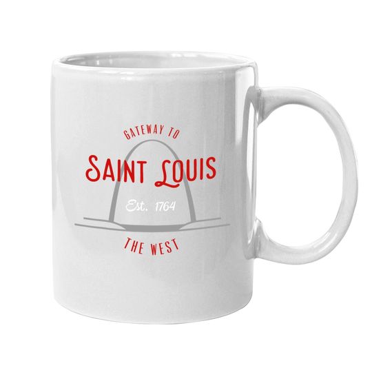 Saint Louis Missouri Arch 1764 Gateway To The West Coffee Mug