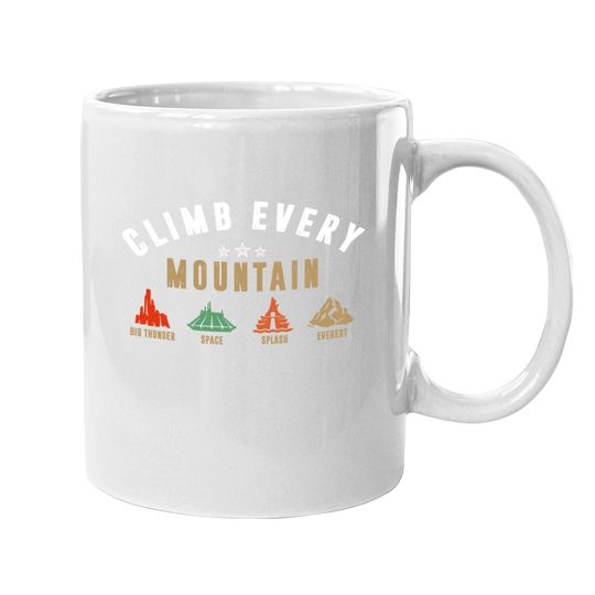Climb Every Mountain Space Splash Everest Coffee Mug