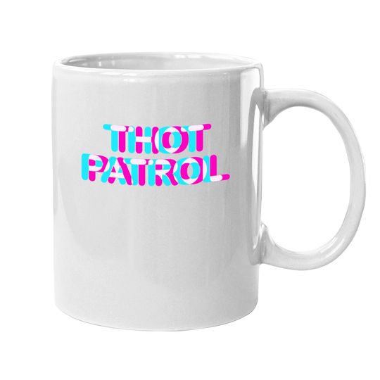 Thot Patrol Funny Meme Anaglyph Coffee Mug