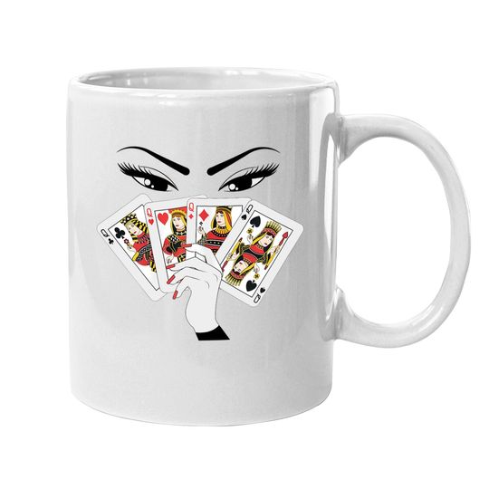 All Queens Playing Her Hand Coffee Mug