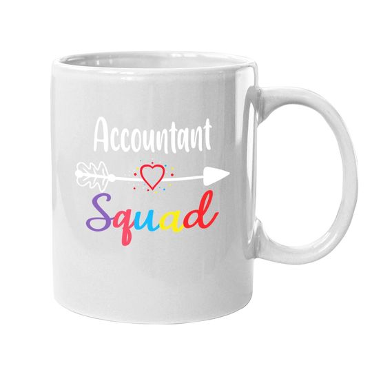 Accountant Squad Team Funny Back To School Teacher Supplies Coffee Mug
