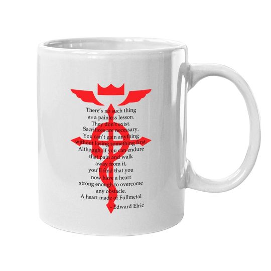Fullmetal Alchemist Short Sleeve Coffee Mug Classic Adult Mug