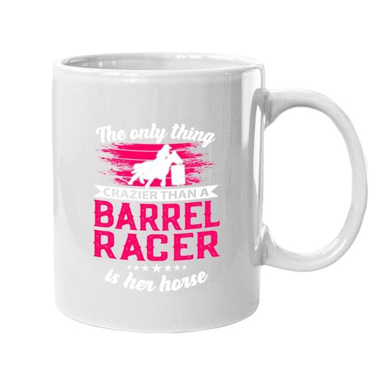 Barrel Racing Roping Horseback Riding Horse Rodeo Cowgirl Coffee Mug
