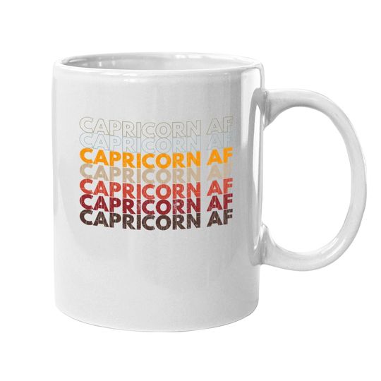 Capricorn Af Apparel Zodiac Coffee Mug