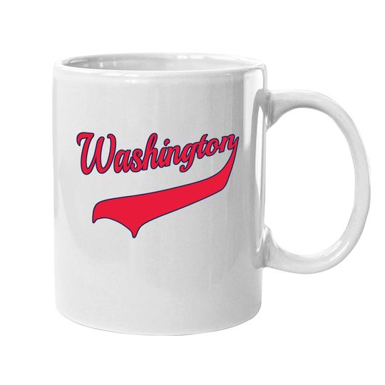 College University Style Washington National Baseball Coffee Mug