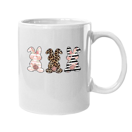 Easter Bunny Rabbit Trio Cute Easter Coffee Mug