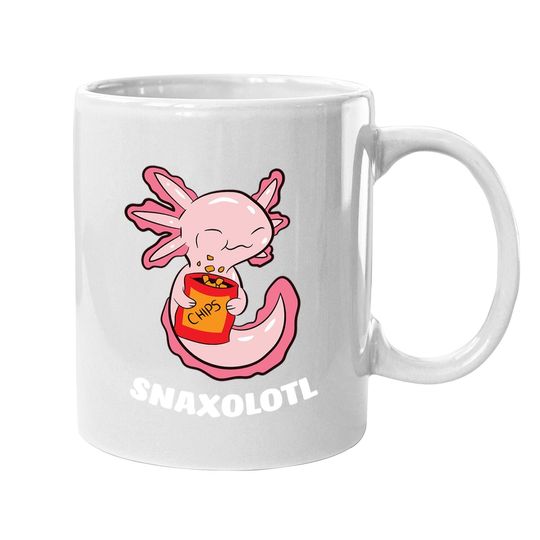 Axolotl Lover Snaxolotl Kawaii Axolotl Food Sweets Coffee Mug