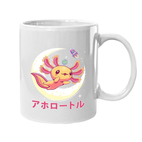 Pastel Goth Axolotl Kawaii Japanese Anime Aesthetic Nu Goth Coffee Mug