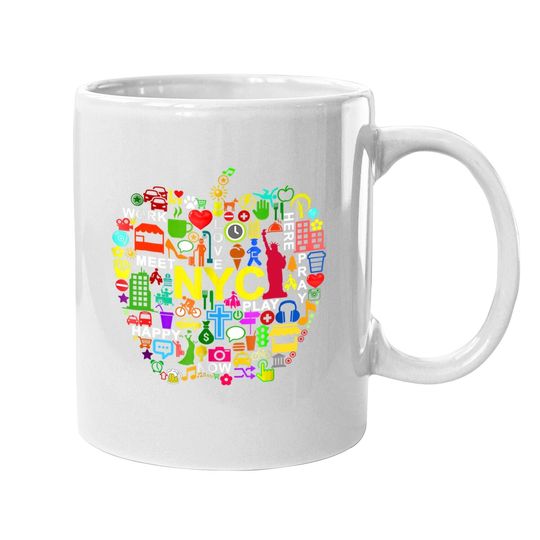 I Love Nyc New York City Big Apple Coffee Mug