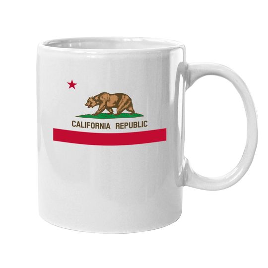 California Republic State Flag Coffee Mug