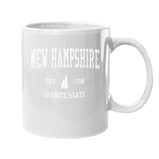 New Hampshire Vintage Sports Design Coffee Mug