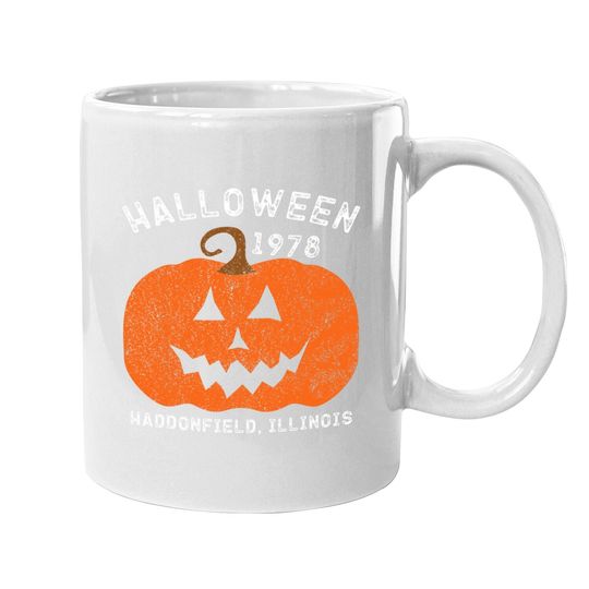 Halloween 1978 Holiday Spooky Scary Pumpkin Haddonfield Coffee Mug
