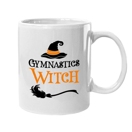 Gymnastics Witch Halloween Costume Coffee Mug