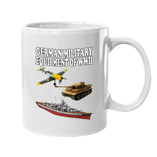 Battleship Bismarck Tank Tiger Coffee Mug