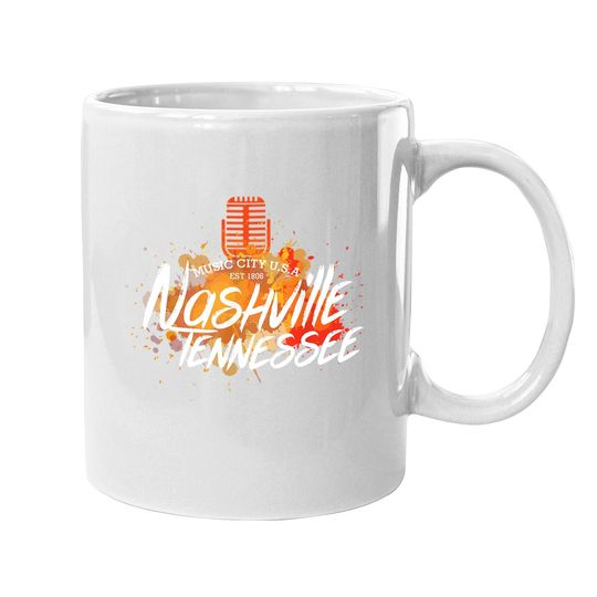 Nashville Country Music City Coffee Mug