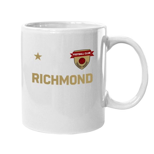 Richmond Soccer Jersey Coffee Mug