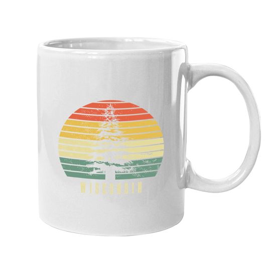 Wisconsin State Park Pine Tree Gift Residents Coffee Mug