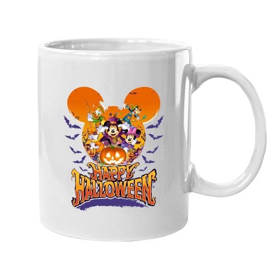 Halloween Mickey Not So Scary, Family Pumpkins Halloween Mug, Trick Or Treat, Cute Halloween Custom Gifts Coffee Mug family Matching