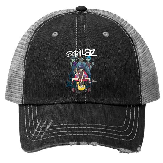 Gorillaz British Virtual Band Trucker Hat