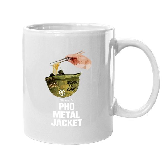 Pho Vietnam's Pho Metal Jacket Gamer Gift For Veteran Coffee Mug