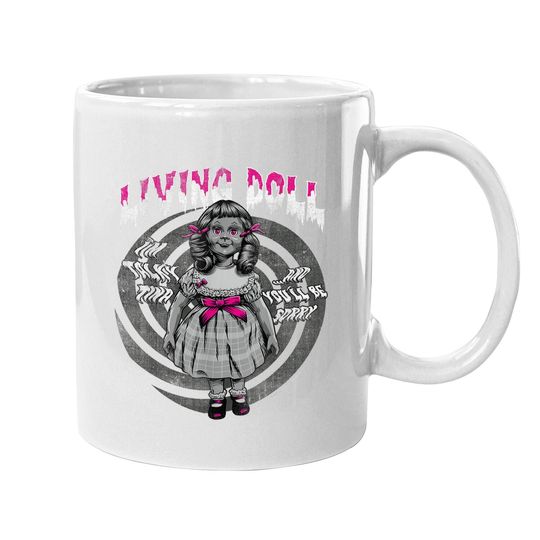 Twilight Zone Living Doll Talky Tina Creepy Graphic Coffee Mug