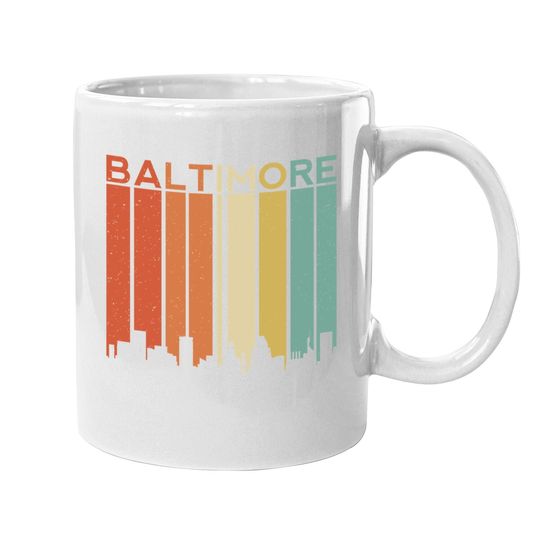 Baltimore Maryland Vintage Retro City Coffee Mug