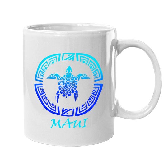 Maui Vintage Tribal Turtle Coffee Mug