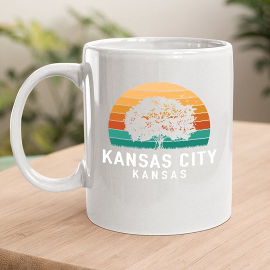 Kansas City Vintage Sunset Coffee Mug