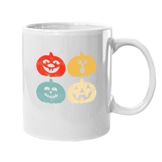 Vintage Halloween Pumpkin Coffee Mug