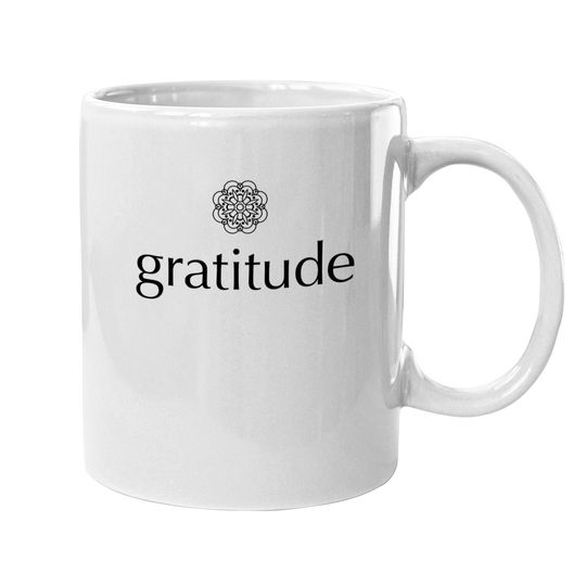 Gratitude Mindful Mandala Coffee Mug