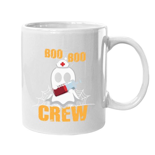 Vaccination Boo Boo Crew Nurse Halloween Coffee Mug