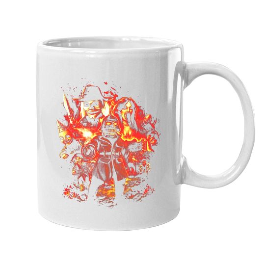 Puppet Master Torched Halloween Coffee Mug