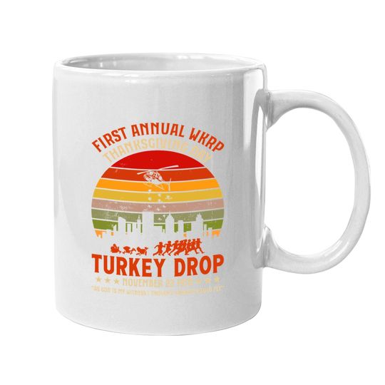 First Annual Wkrp Thanksgiving Day Turkey Drop Coffee Mug