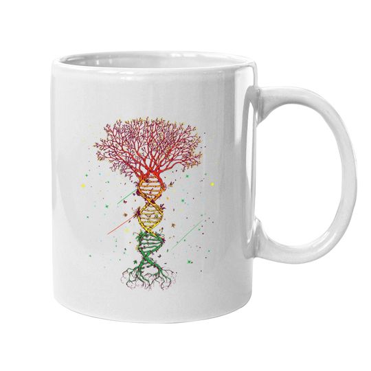 Dna Tree Life Genetics Biologist Science Earth Day Coffee Mug