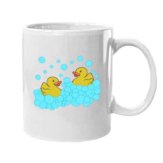 Yellow Rubber Duck, Duckie Bath Toys, Rubber Ducky Mug Coffee Mug